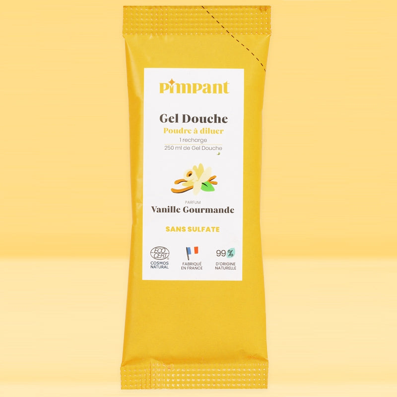 Pimpant - Duschgel-Pulver zum Verdünnen Gourmet-Vanille 25g