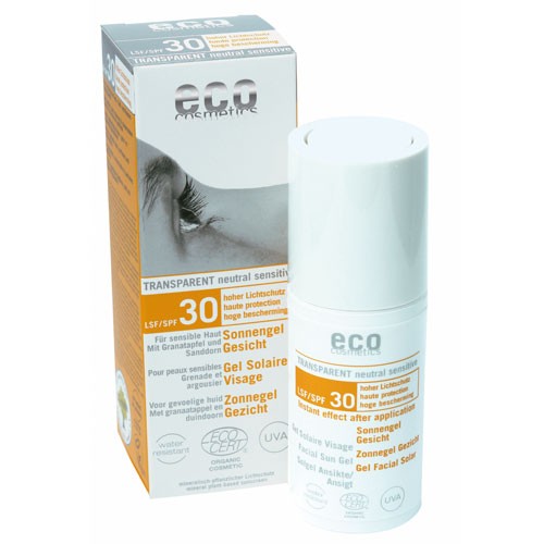Eco Cosmetics - Gesichts-Sonnengel LSF 30 Granatapfel BIO 30ml