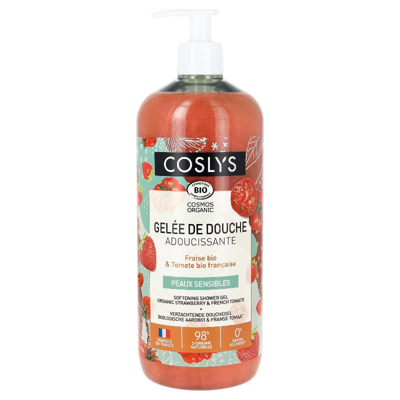 Coslys - Pflegendes Duschgel Erdbeere & Tomate BIO 1l