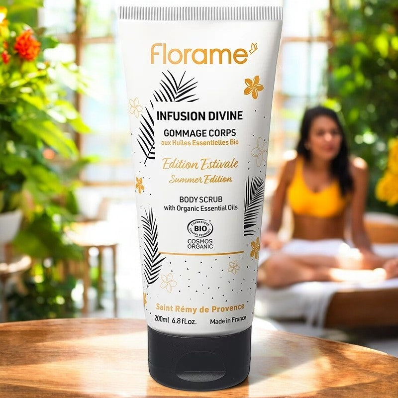 Florame - Körperpeeling Aprikose & Rhyolith BIO 200ml