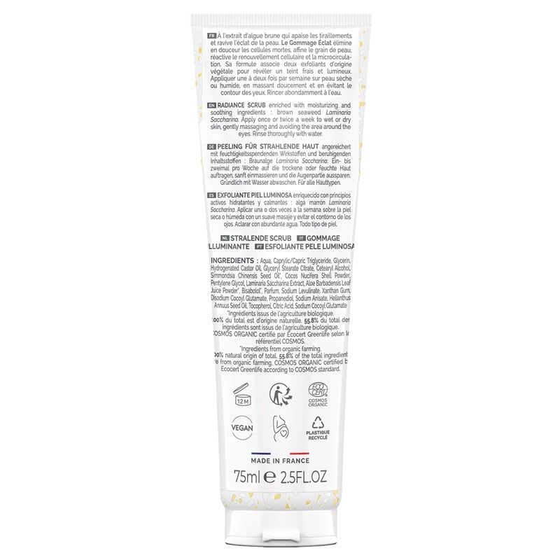 Laboratoires de Biarritz - Gommage éclat BIO algue brune 75ml