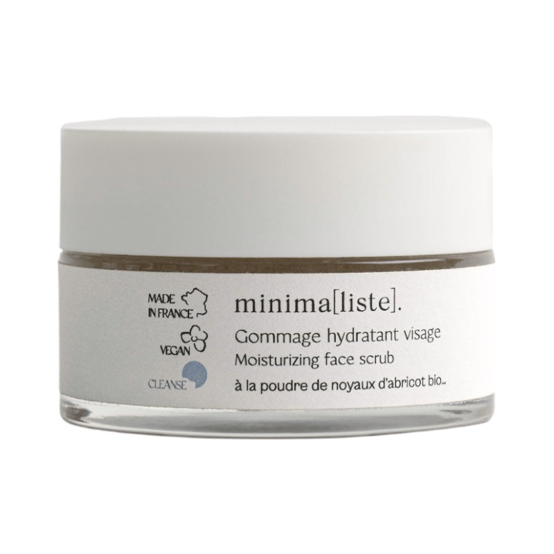 Minimaliste - Feuchtigkeits-Gesichtspeeling Carnauba & Aprikose BIO 50ml