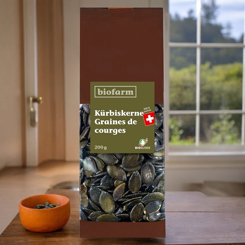 Biofarm - Bio-Kürbiskerne aus der Schweiz 200g