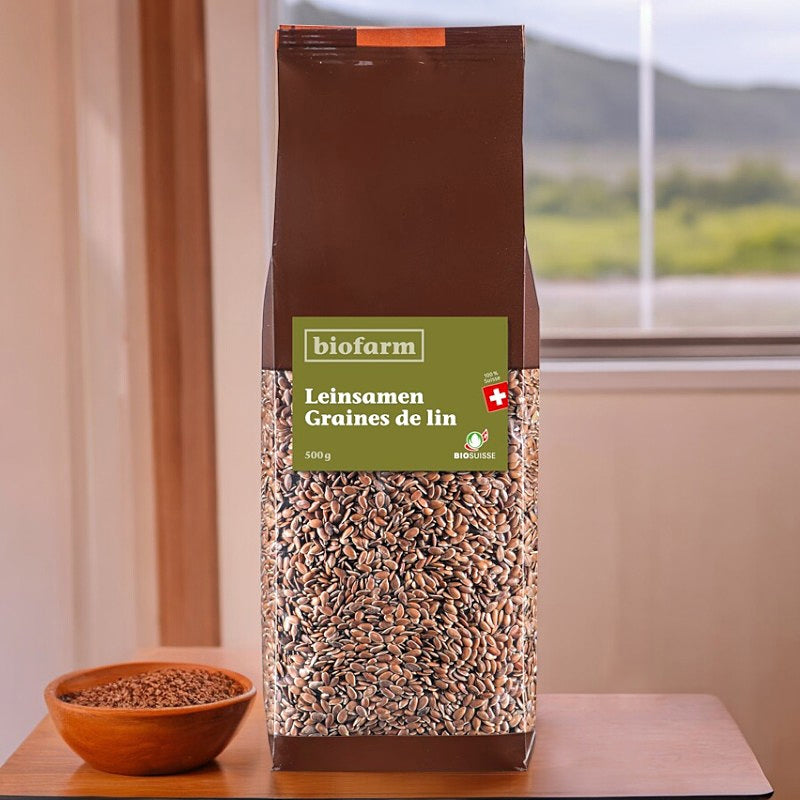 Biofarm - Bio-Leinsamen aus der Schweiz 500g