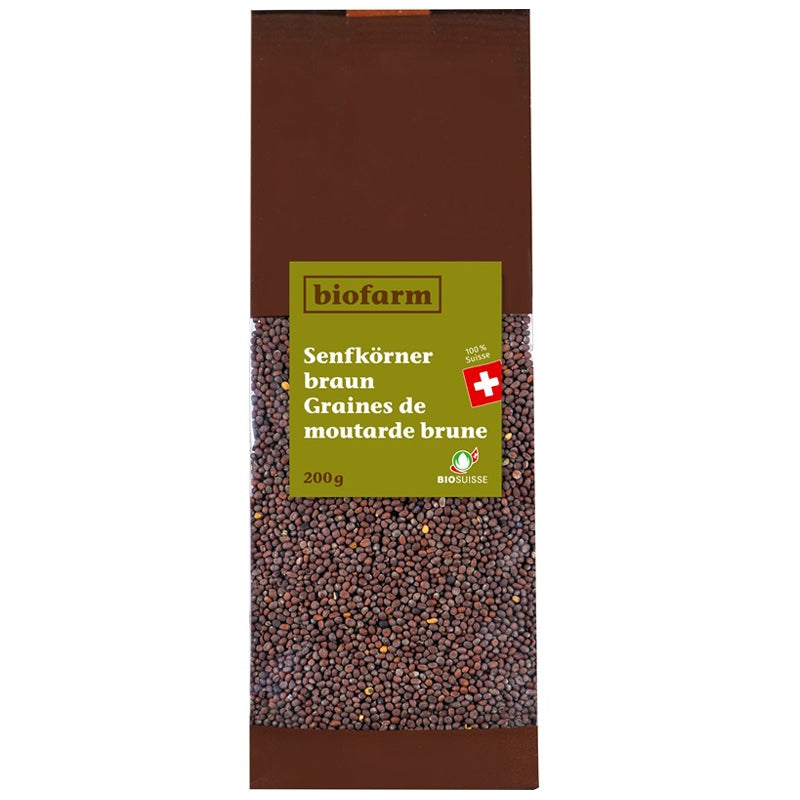 Biofarm - Bio-Schweizer brauner Senf 200g