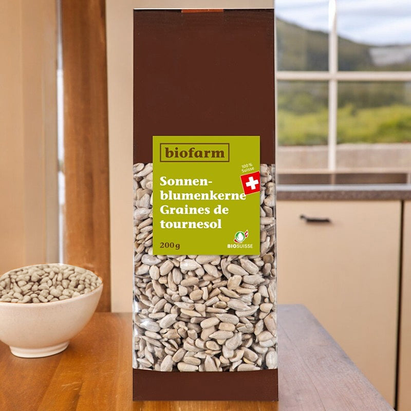 Biofarm - Bio-Sonnenblumenkerne aus der Schweiz 200g