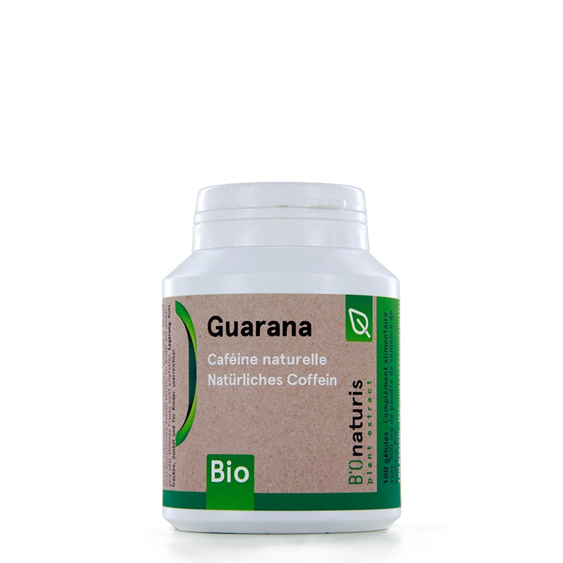 BIOnaturis - Bio-Guarana 350 mg, 180 Kapseln