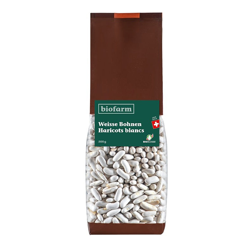 Biofarm - Bio-Schweizer weiße Bohnen 500g