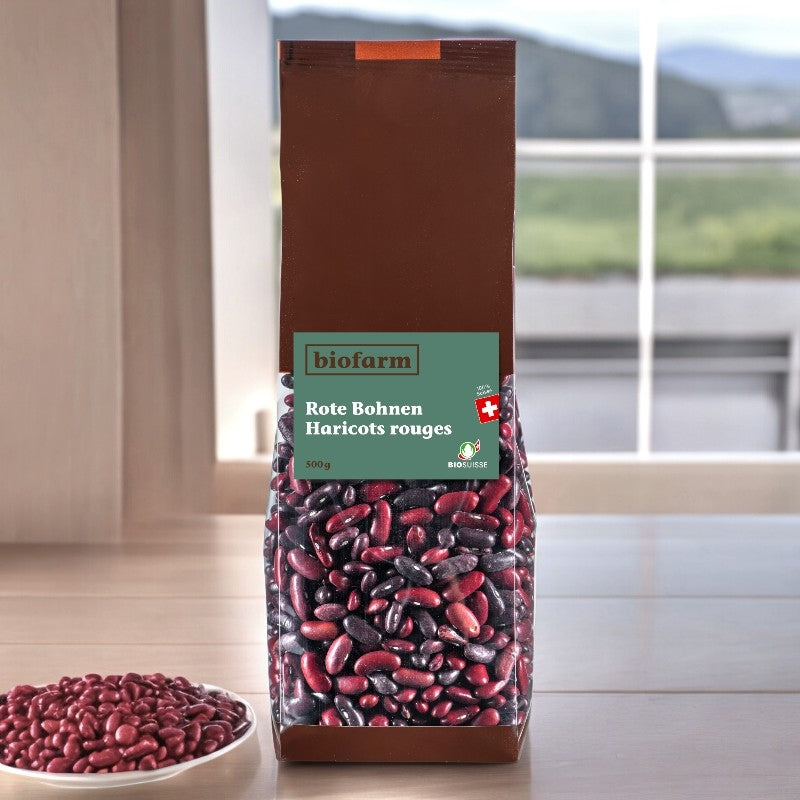 Biofarm - Bio-Schweizer rote Bohnen 500g