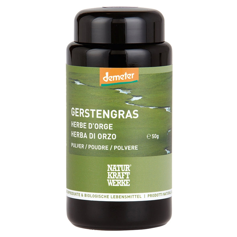 Bio-Gerstengraspulver - 50 g - NaturKraftWerke