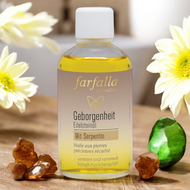 Farfalla - Edelstein-Öl Geborgenheit BIO 100ml