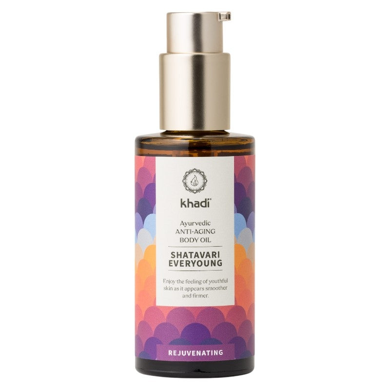 Khadi - Huile corporelle ayurvédique ashwagandha & brahmi 100ml