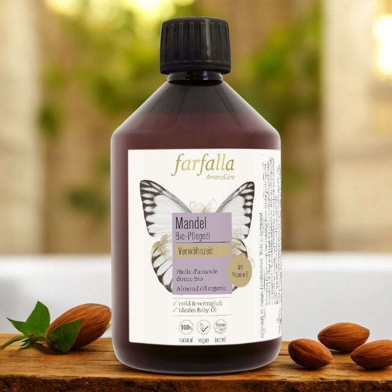 Farfalla - Huile d'amande douce BIO 500ml