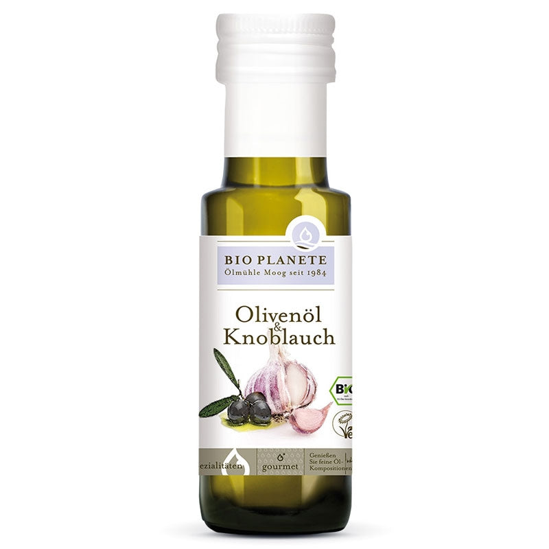 Bio Planète - Bio-Olivenöl und Knoblauch 100ml