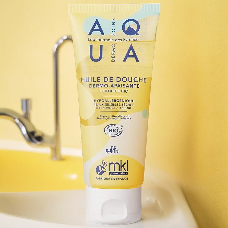 Huile de douche dermo-apaisante BIO eau thermale