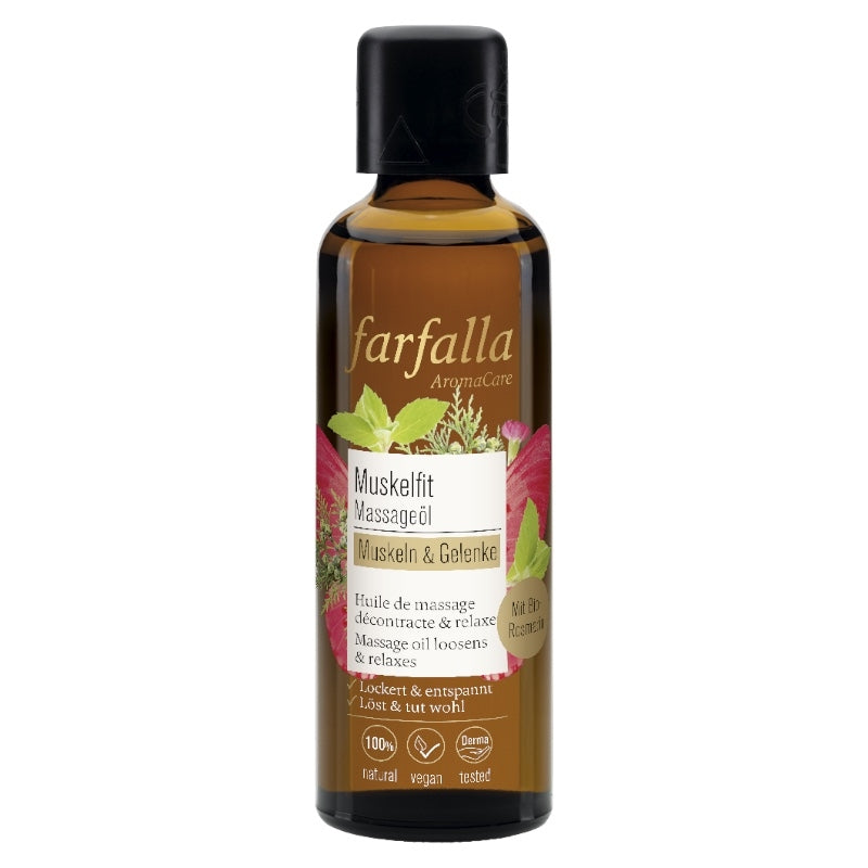 Farfalla - Entspannendes Massageöl Rosmarin BIO 75ml
