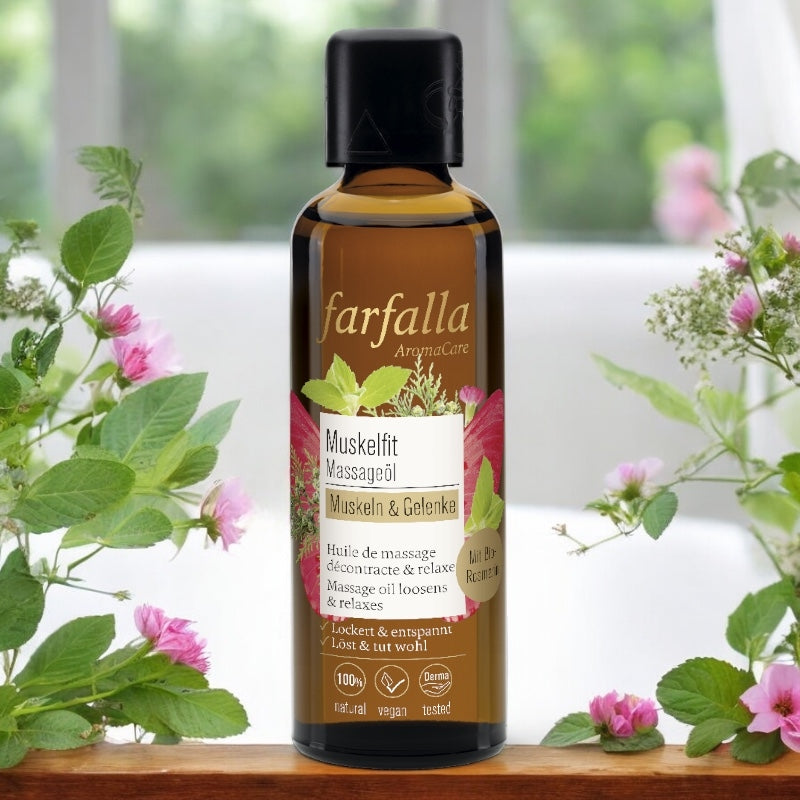 Farfalla - Entspannendes Massageöl Rosmarin BIO 75ml