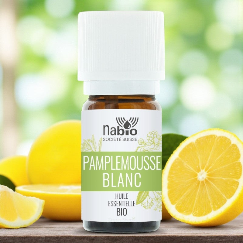Ätherisches Bio-Öl aus weißer Grapefruit – 10 ml – Nabio