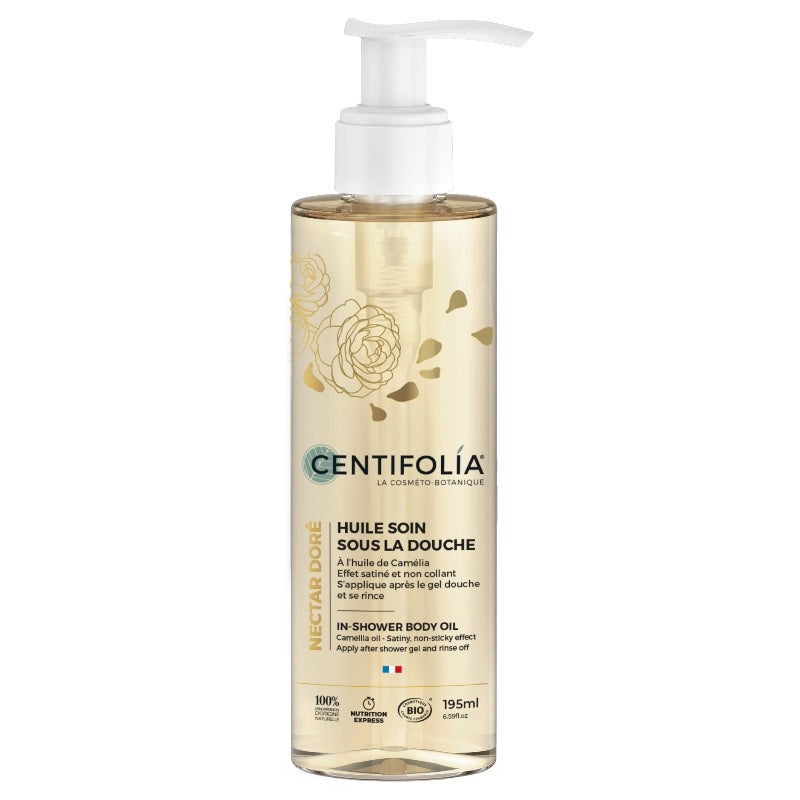 Centifolia - Huile soin sous la douche BIO camélia Nectar Doré 195ml