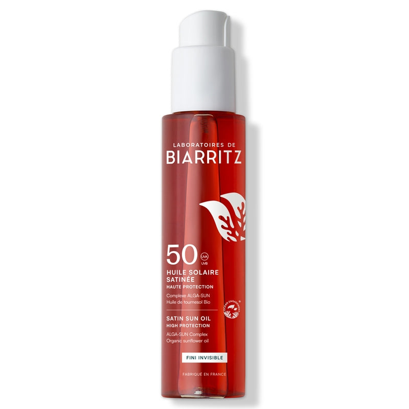 Laboratoires de Biarritz - Huile solaire satinée IP 50 125ml