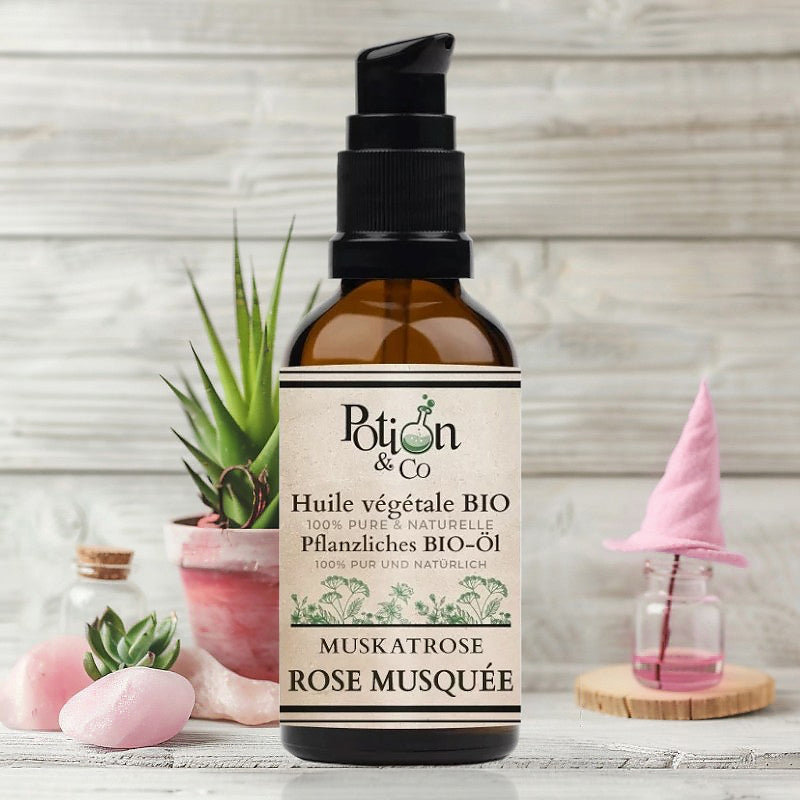 Potion & Co - Huile végétale de rose musquée BIO 50ml