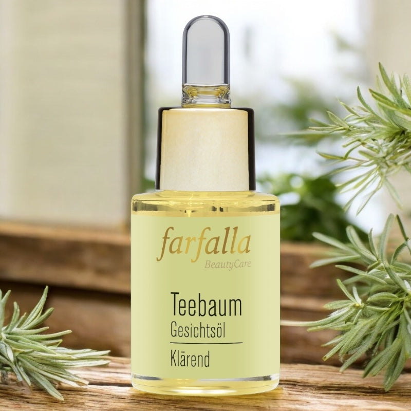 Farfalla - Huile visage clarifiante BIO tea-tree 15ml