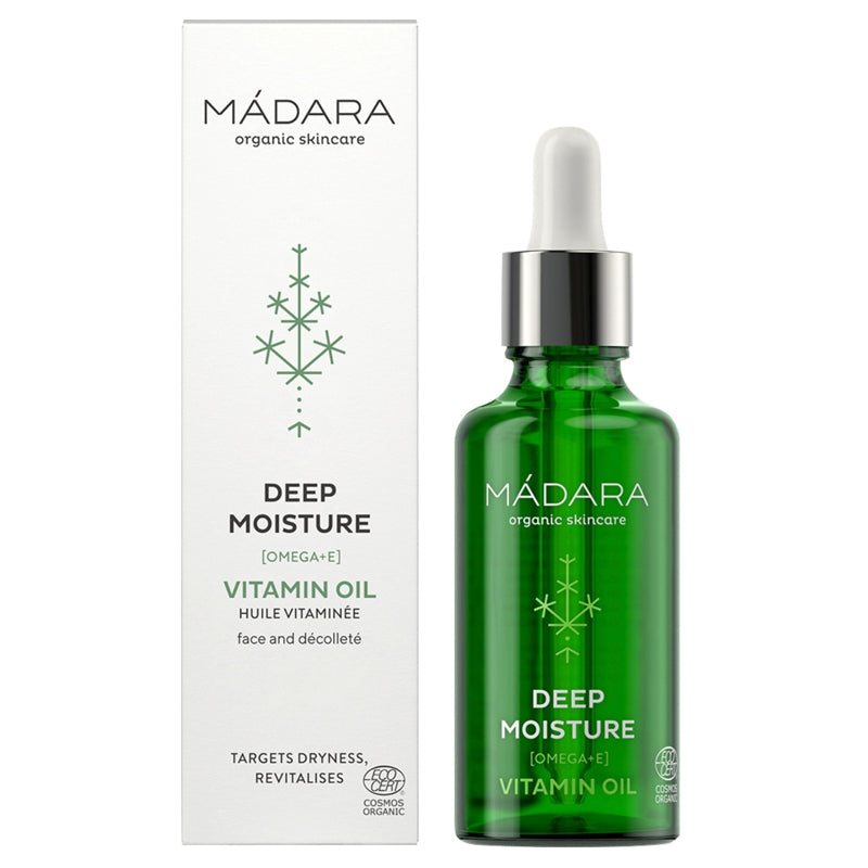 Mádara - Vitaminreiches Öl Nachtkerze, Borretsch & Himbeersamen BIO 50ml