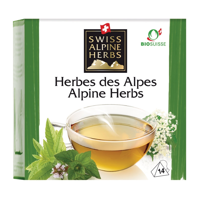 Bio-Alpenkräuteraufguss - 14 Beutel - Schweizer Alpenkräuter