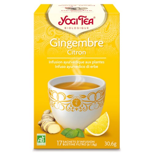Bio-Ingwer-, Zitronen- und Pfefferminztee - Yogi Tea