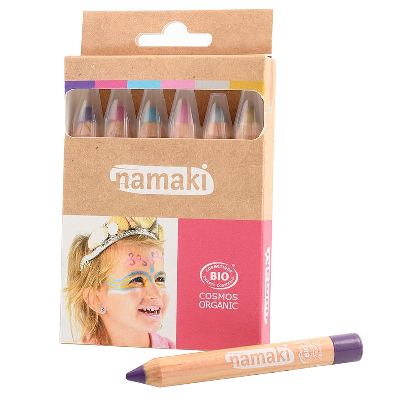 Kit de 6 crayons de maquillage BIO Mondes Enchantés