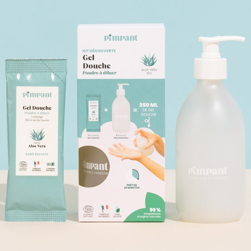 Kit découverte gel douche aloe vera
