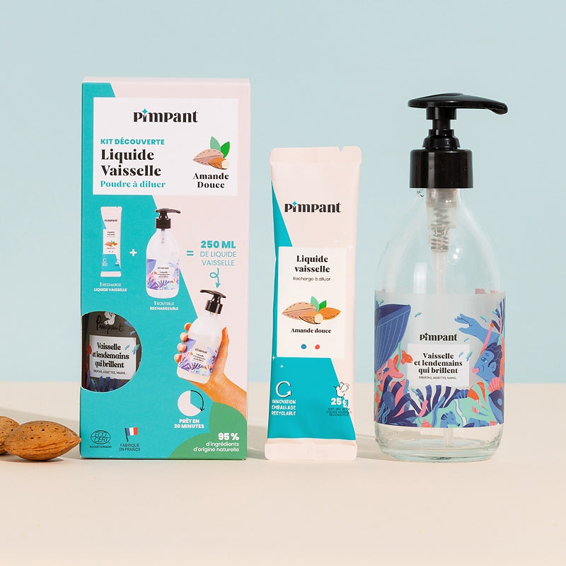 Sweet Almond Geschirrspülmittel-Entdeckungsset - Pimpant