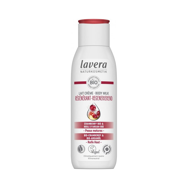 Lavera - Regenerierende Creme-Milch Cranberry & Argan BIO 200ml