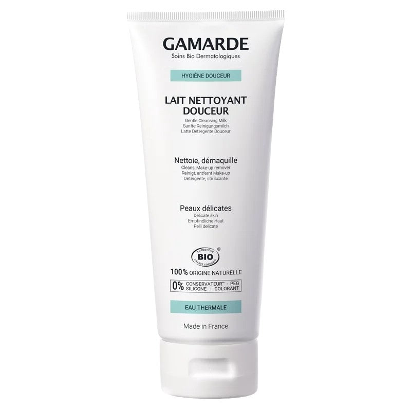 Gamarde - Sanfte Reinigungsmilch BIO - reinigt und entfernt Make-up - empfindliche Haut - 200g