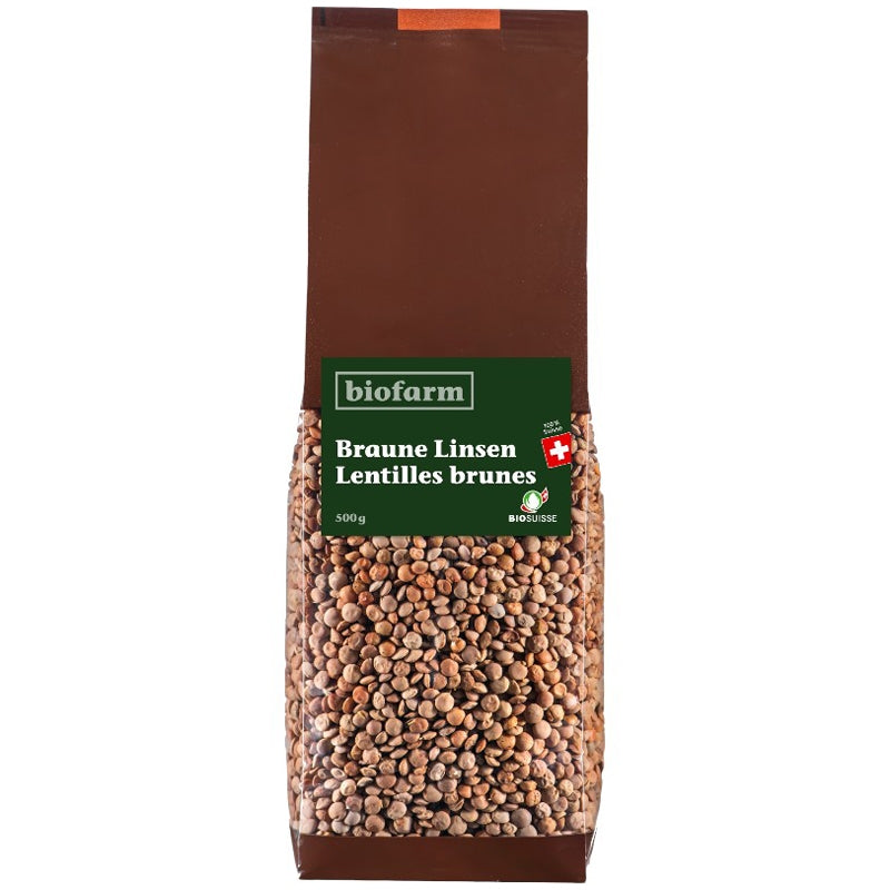 Biofarm - Bio-Schweizer braune Linsen 500g