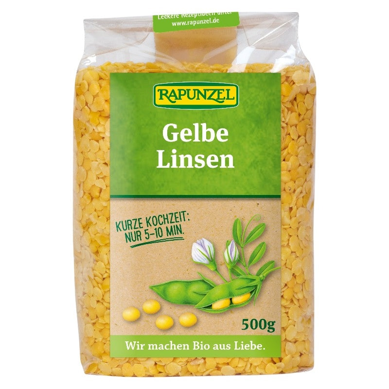 Bio-Gelbe Linsen - 500 g - Rapunzel