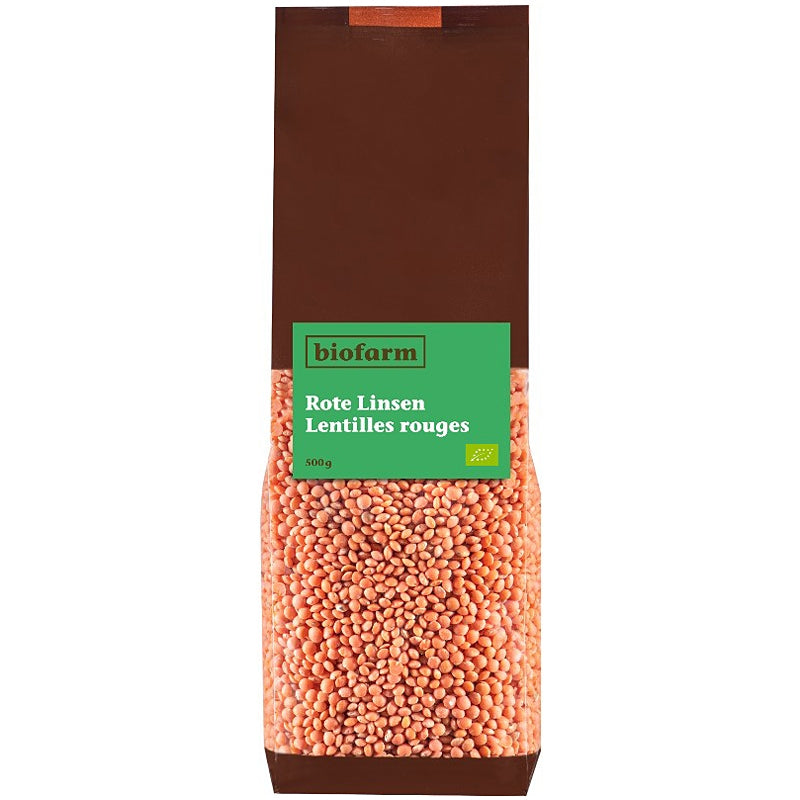 Biofarm - Lentilles rouges BIO 500g