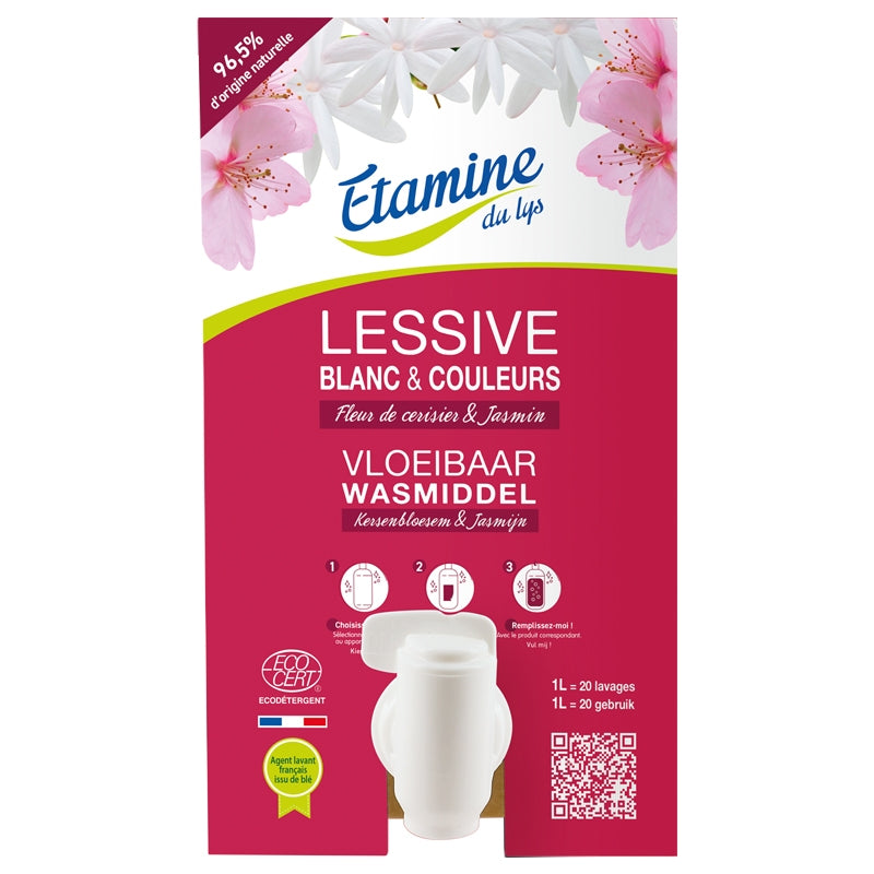 Etamine du Lys - Lessive fleur de cerisier & jasmin 10kg