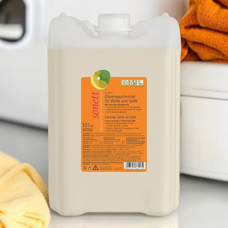 Flüssigwaschmittel für Wolle & Seide Olive & Lavendel ECO - 10 l