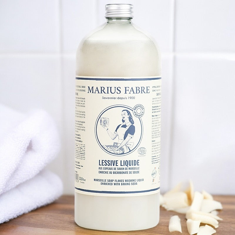 Lessive savon de Marseille & bicarbonate 1l - Marius Fabre