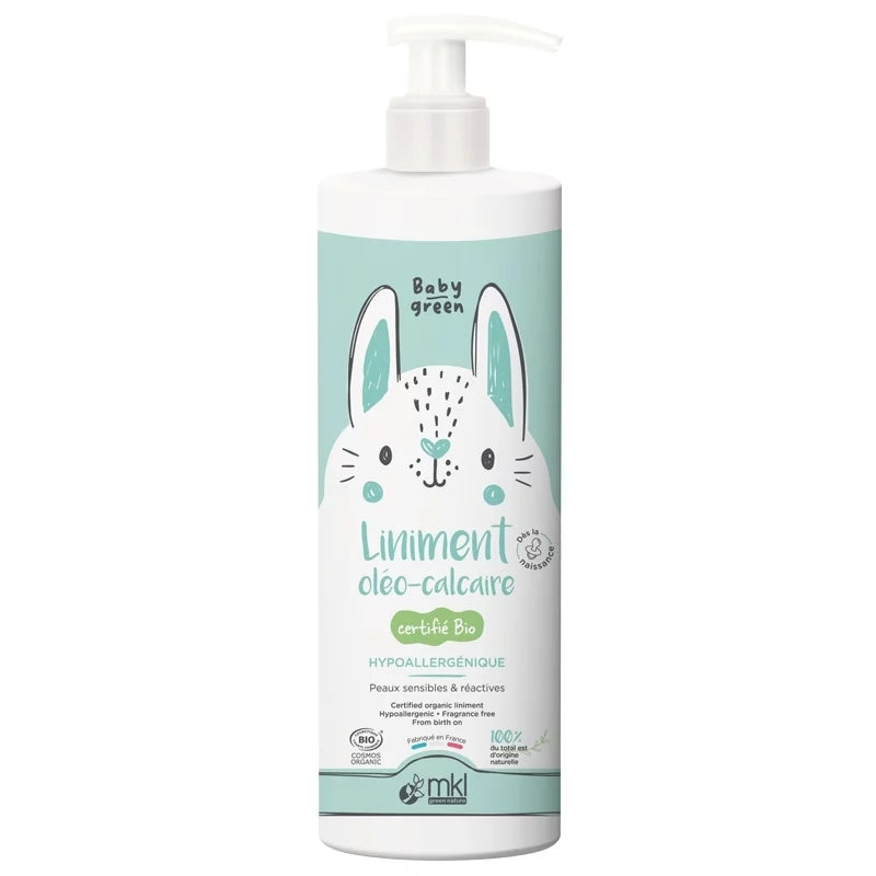 MKL Green Nature - Liniment oléo-calcaire bébé BIO olive 400ml