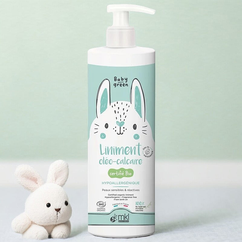 MKL Green Nature - Liniment oléo-calcaire bébé BIO olive 400ml