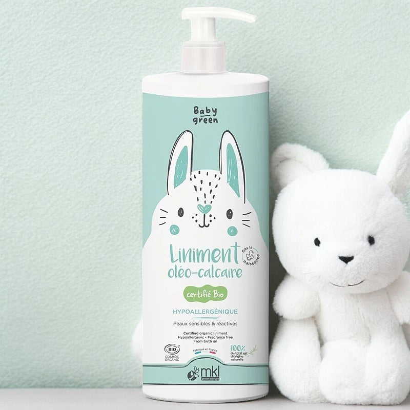 MKL Green Nature - Liniment oléo-calcaire bébé BIO olive 900ml