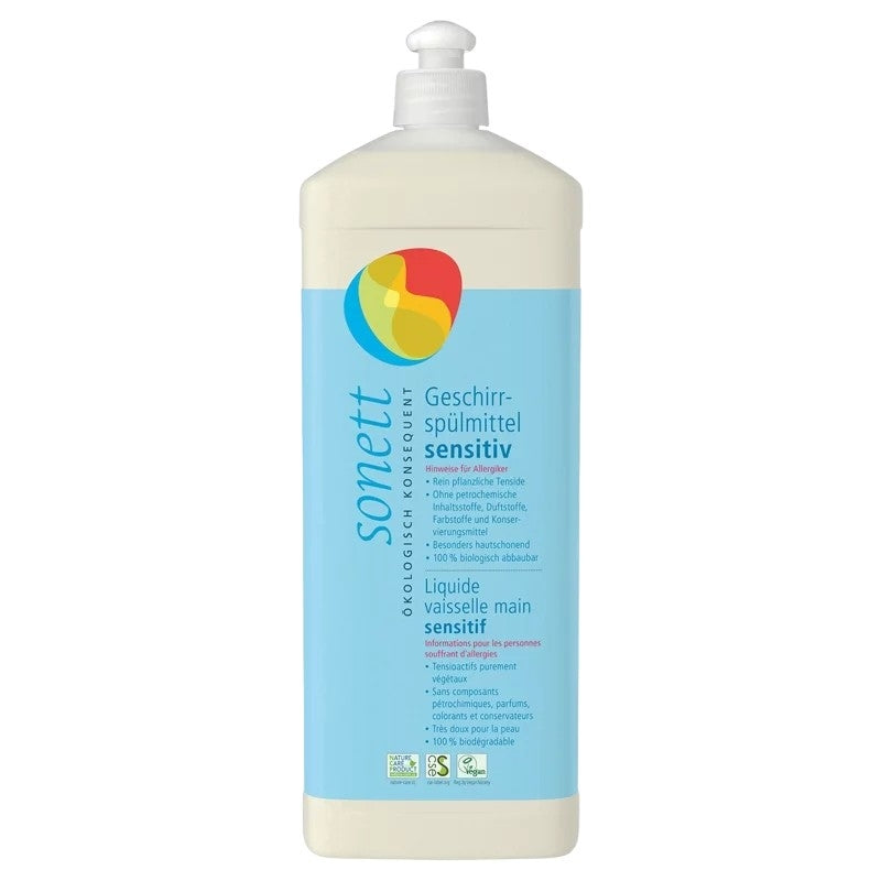Liquide vaisselle sensitif sans parfum ECO - 1l