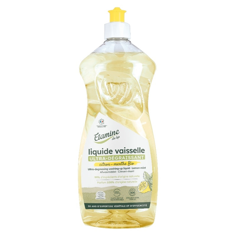Etamine du Lys - Liquide vaisselle ultradégraissant citron & menthe 1l
