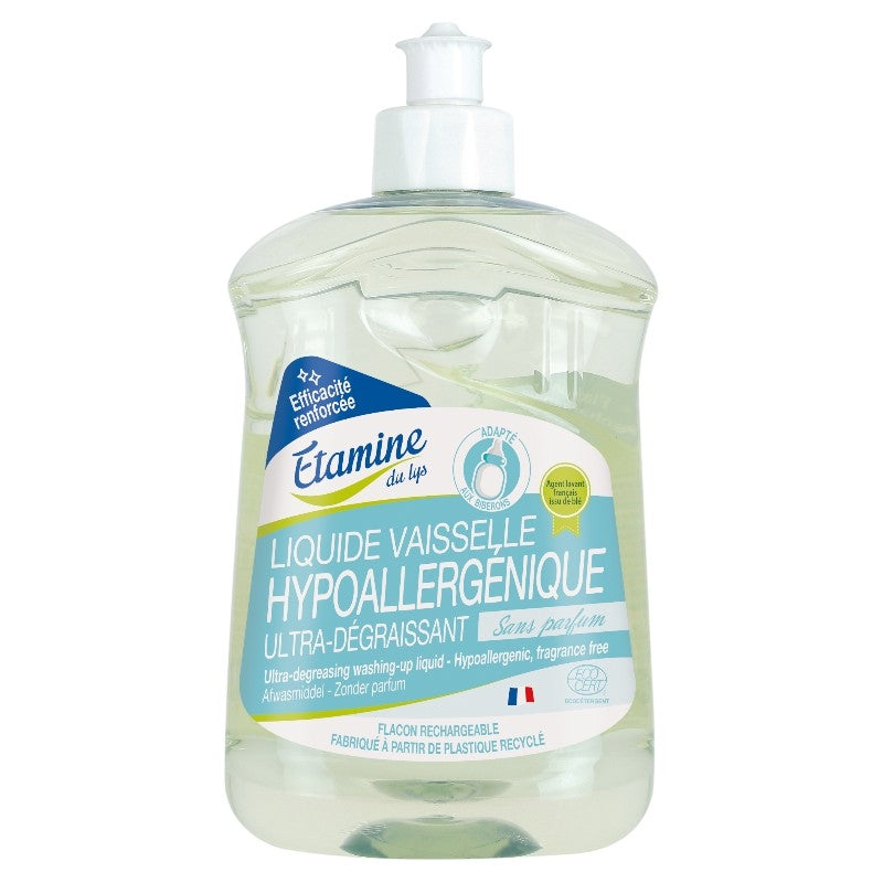 Etamine du Lys - Liquide vaisselle ultradégraissant hypoallergénique 500ml