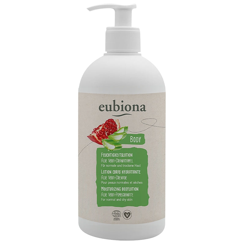 Eubiona - Lotion corps hydratante BIO aloe vera & grenade 500ml