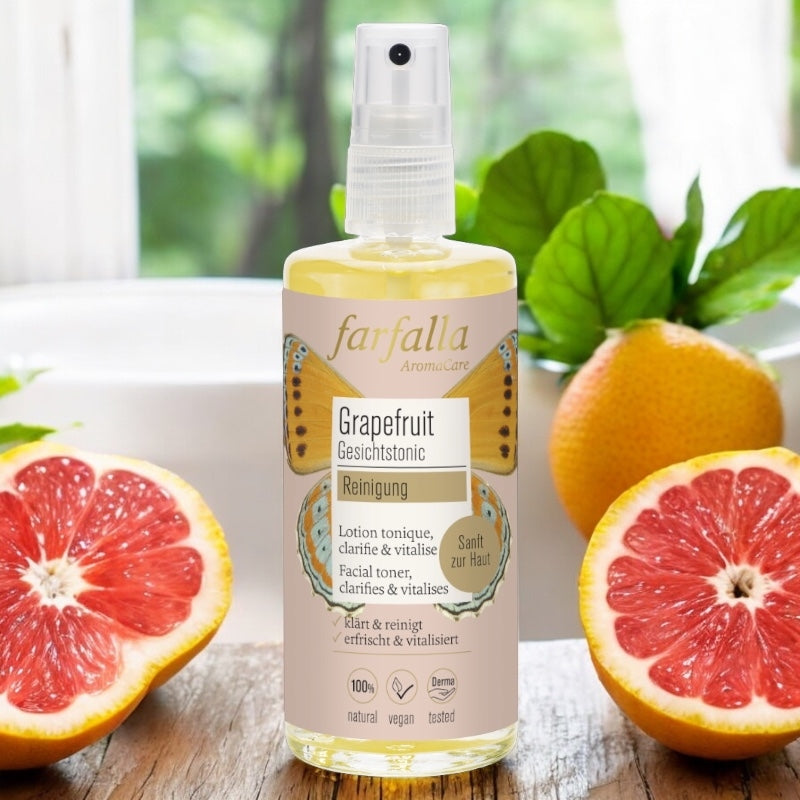 Farfalla - Klärendes & vitalisierendes Gesichtswasser Grapefruit BIO 100ml