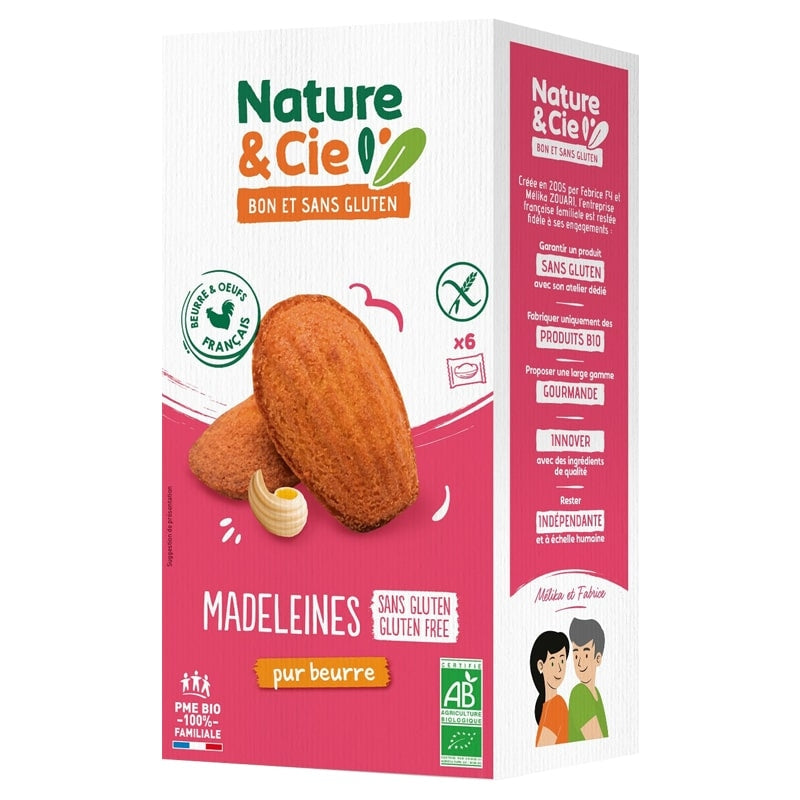 Madeleines pur beurre BIO