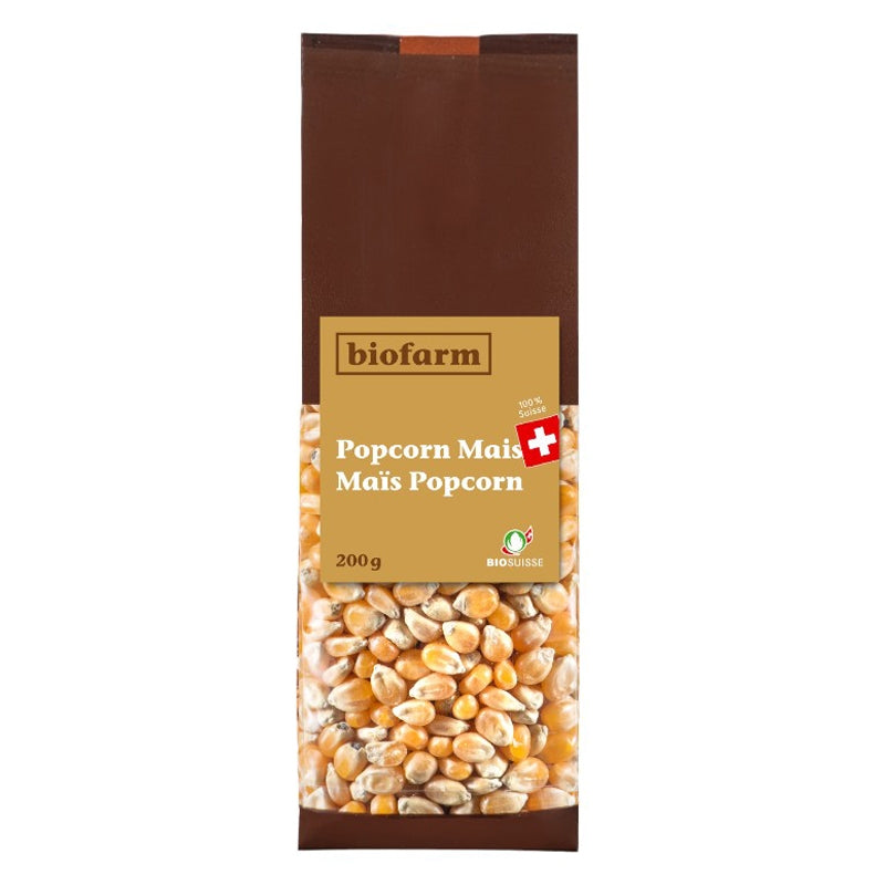 Biofarm - Bio-Popcornmais aus der Schweiz 200g